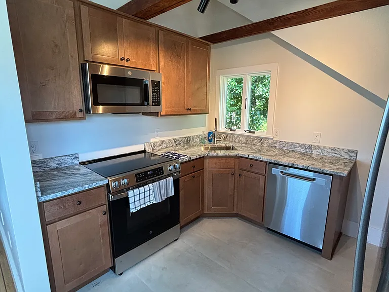 Upstairs: kitchen