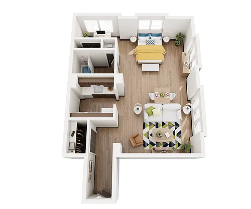 Floor plan Studio