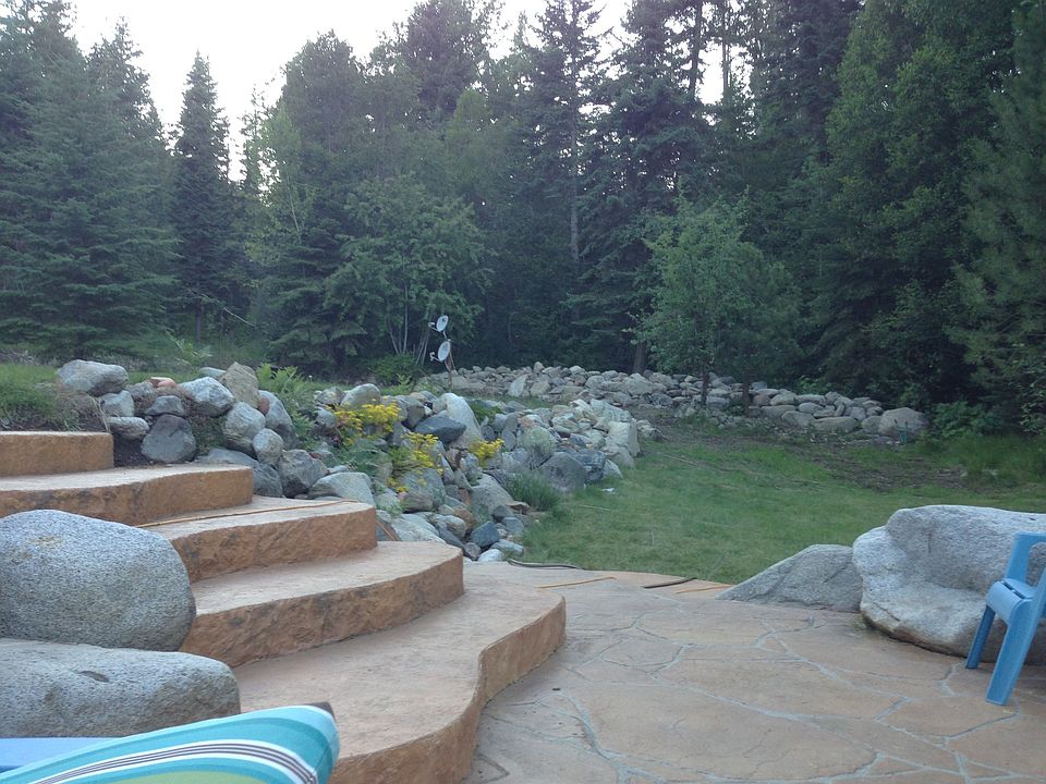 Steps to patio