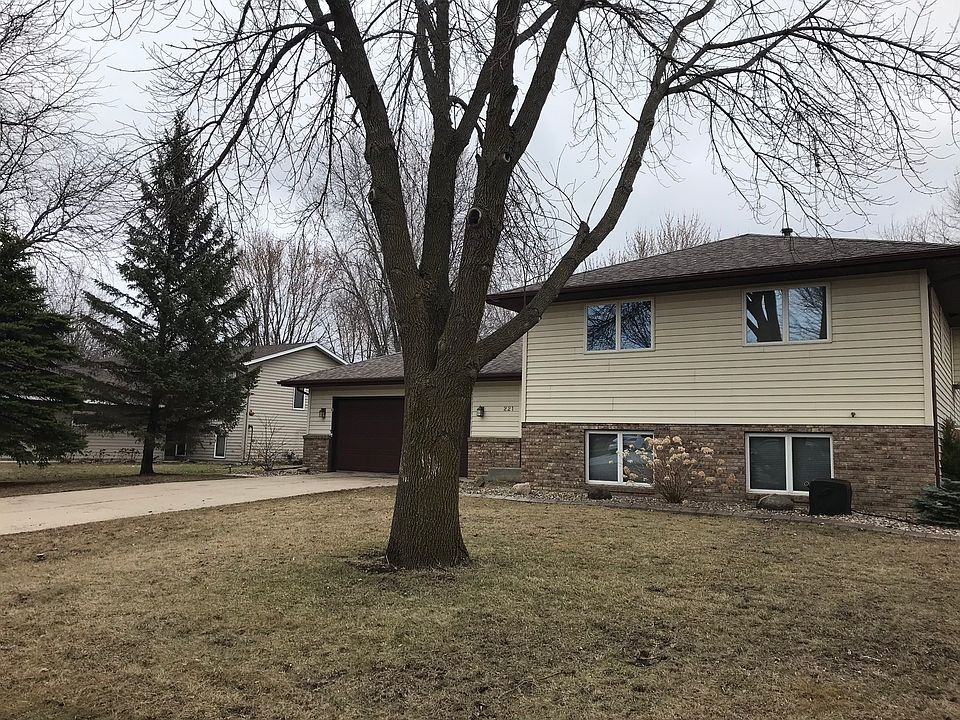 Front yard with mature trees