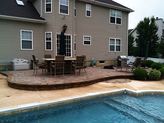 Salt water Gunite pool