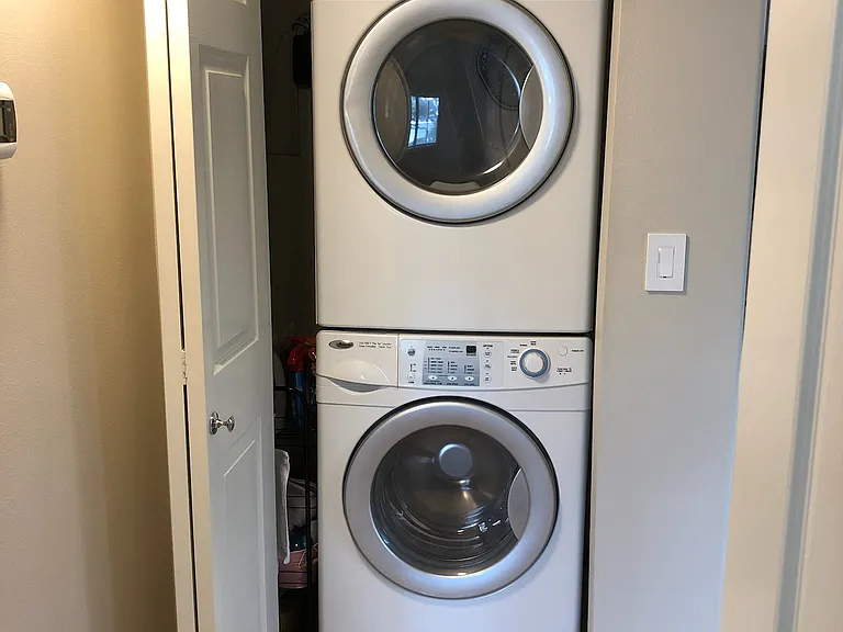 In-unit washer and dryer