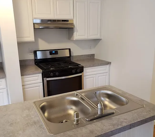 Kitchen. Stainless steel appliances.