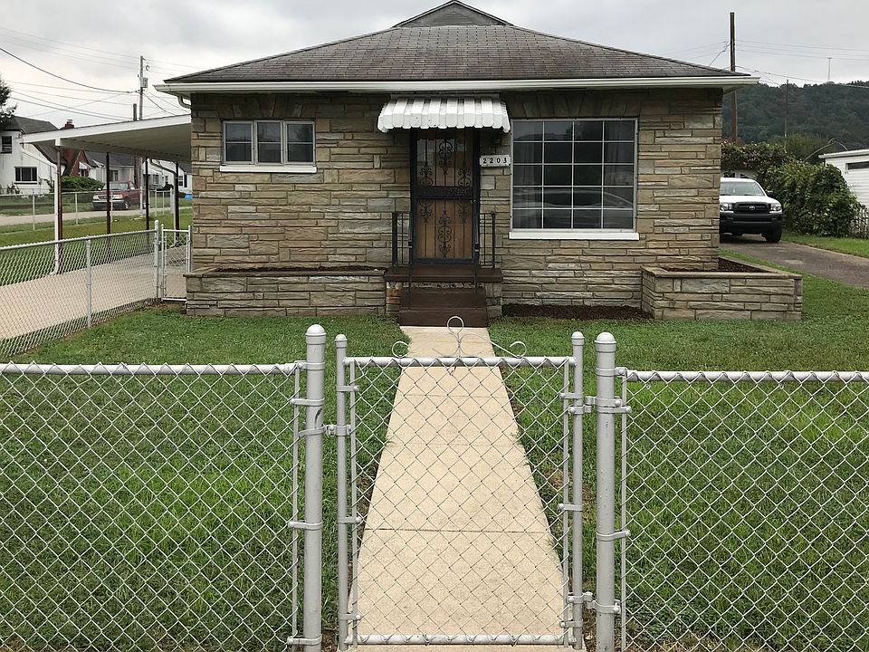 Front view from the sidewalk