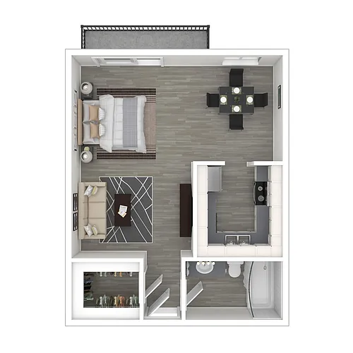 Floor plan Studio