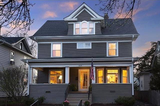 Front of house, spring