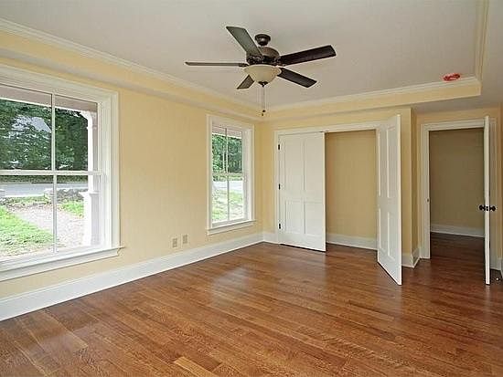 Bedroom with large closet