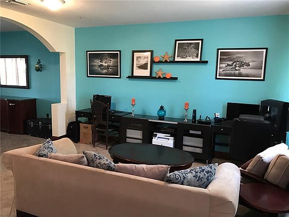 Living room, now vacated