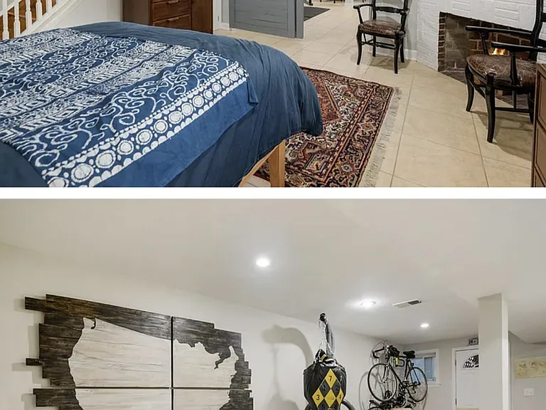 Basement with 2 bedrooms or 1 bedroom plus den