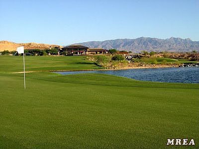Fairway and water behind home
