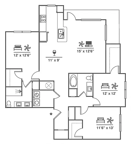 Floor plan C2