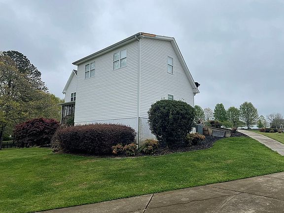 Attached garage side