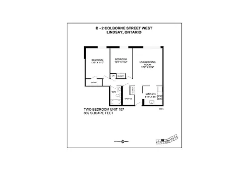 Floor plan B107