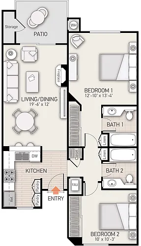Floor plan Plan B