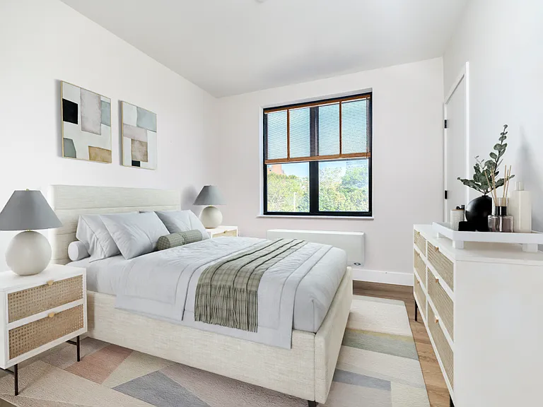 Bedrooms are big enough for Queen bed or more.