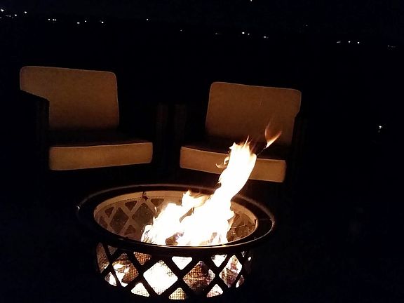 Outback Winter Fireplace