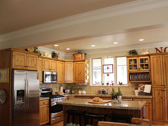 Open kitchen area