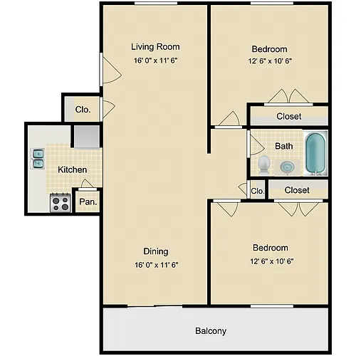 Floor plan The Magnolia