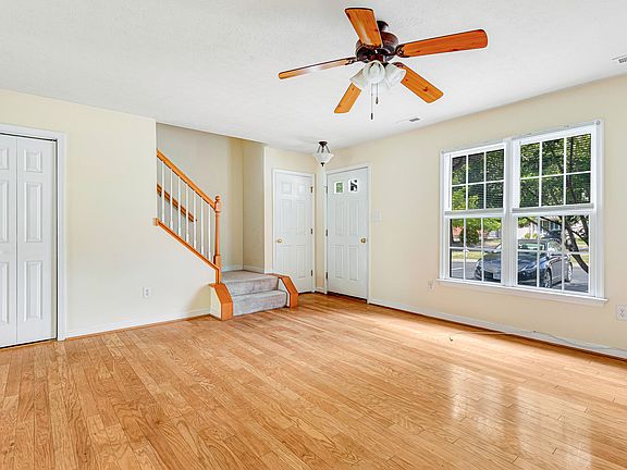 Entryway into living room
