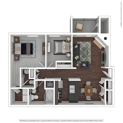Floor plan The Monon