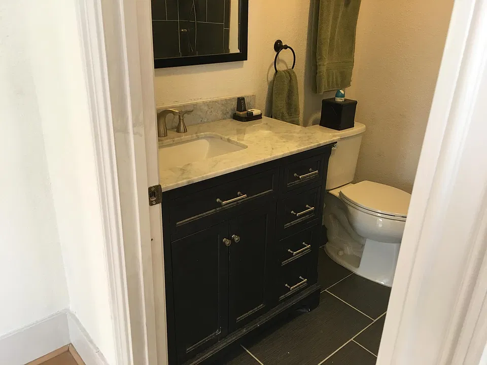 Renovated bathroom