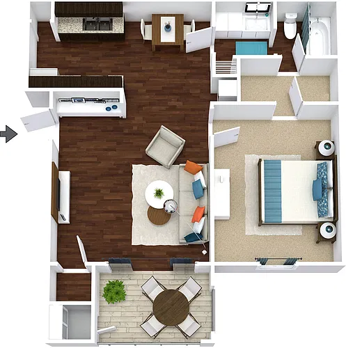 Floor plan A1R