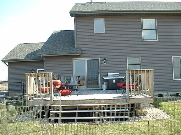 Sliding Doors from Kitchen to Large Deck