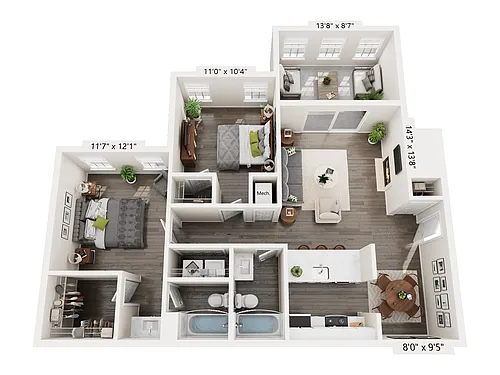 Floor plan B1
