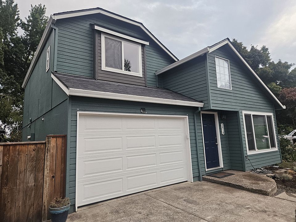 Front - entry, garage and driveway