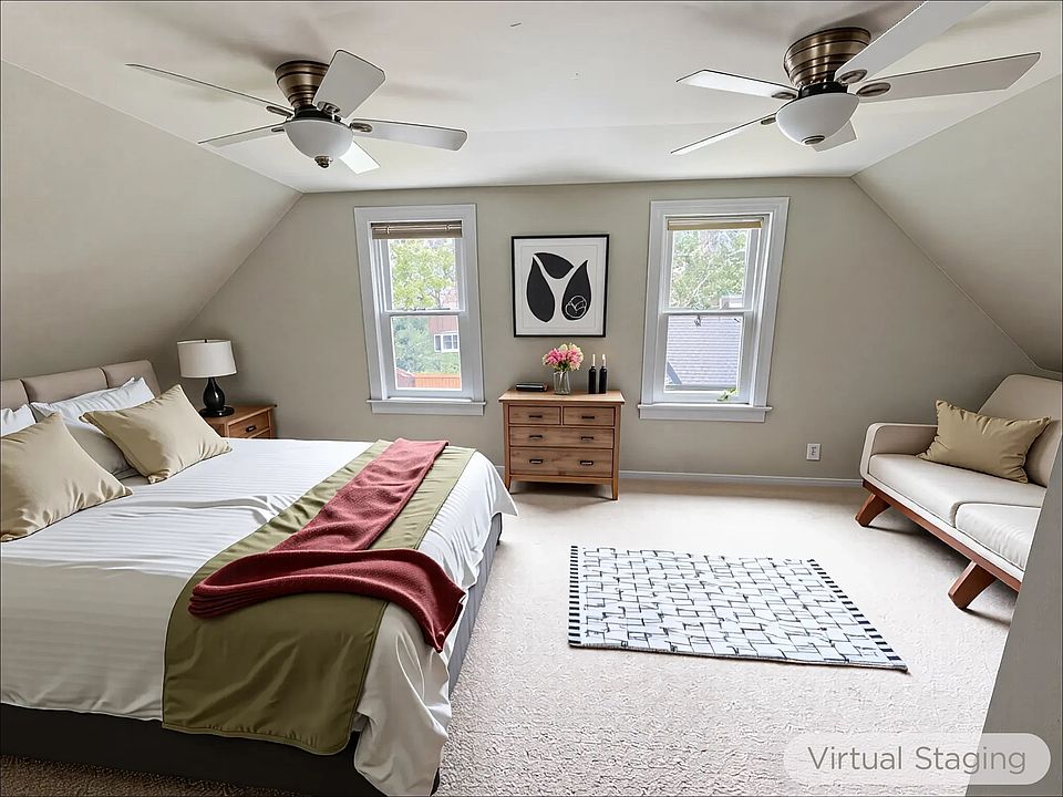 Bedroom (Virtually Staged - For Illustrative Purposes Only)