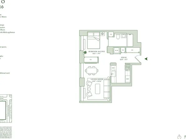 210 Warren St #10O, New York, NY 10282