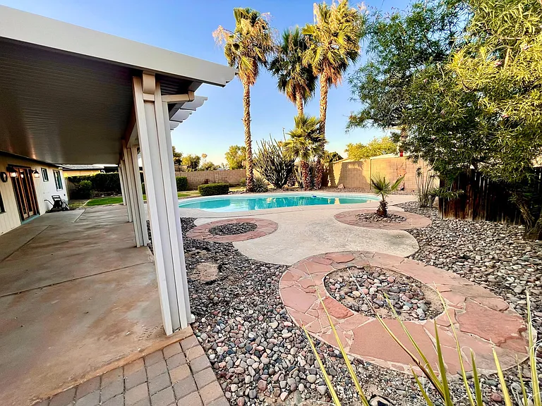 huge new covered patio