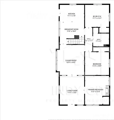 4 bed, 1.0 bath, 1174 sqft, $1,550 — Photo 2