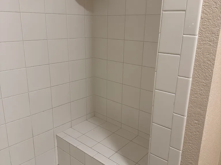 Master Bath Seat in Shower