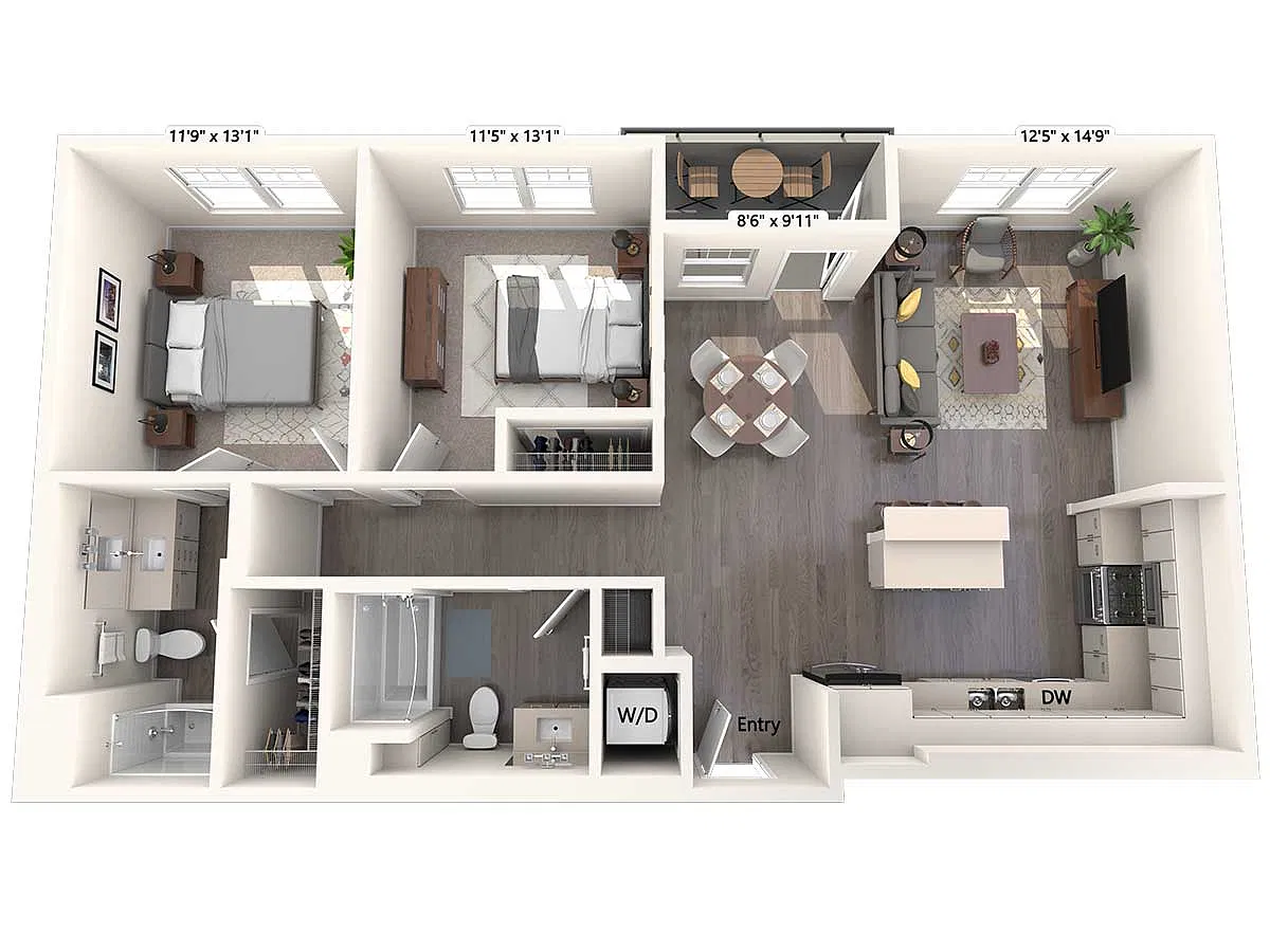 Floor plan B2-1-1067