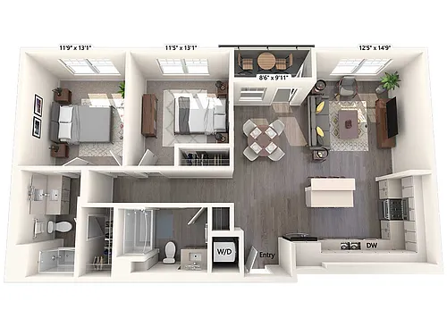 Floor plan B2-1-1067
