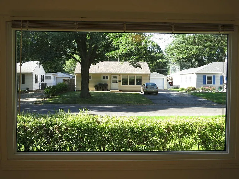 View from the front living room window