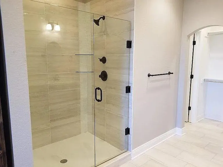 shower in main bath