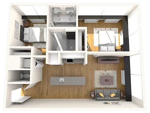 Floor plan B6