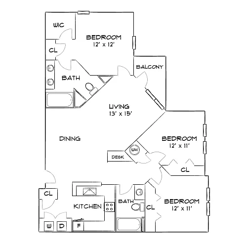 Floor plan Design 3A