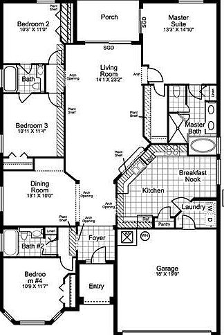 Sample floor plan