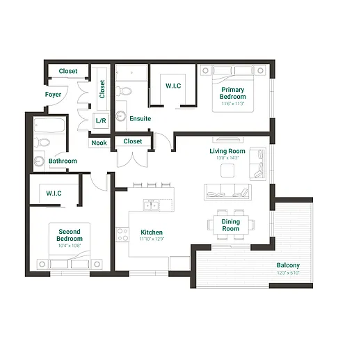 Floor plan Willow