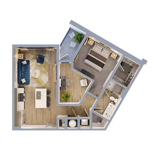 Floor plan A7D