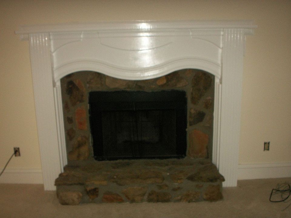 fireplace mantel