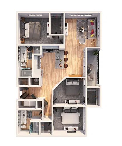 Floor plan C2A