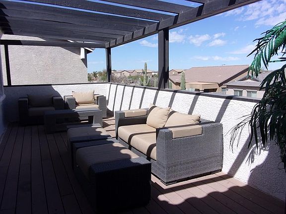 Master bedroom balcony