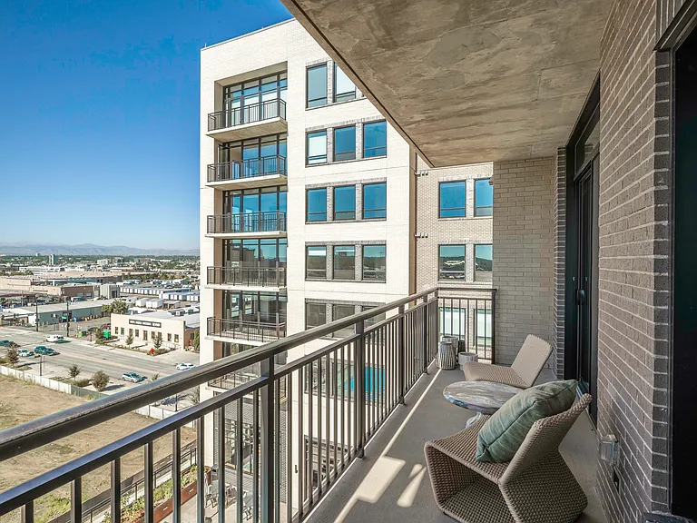 Take in the city from your own balcony.