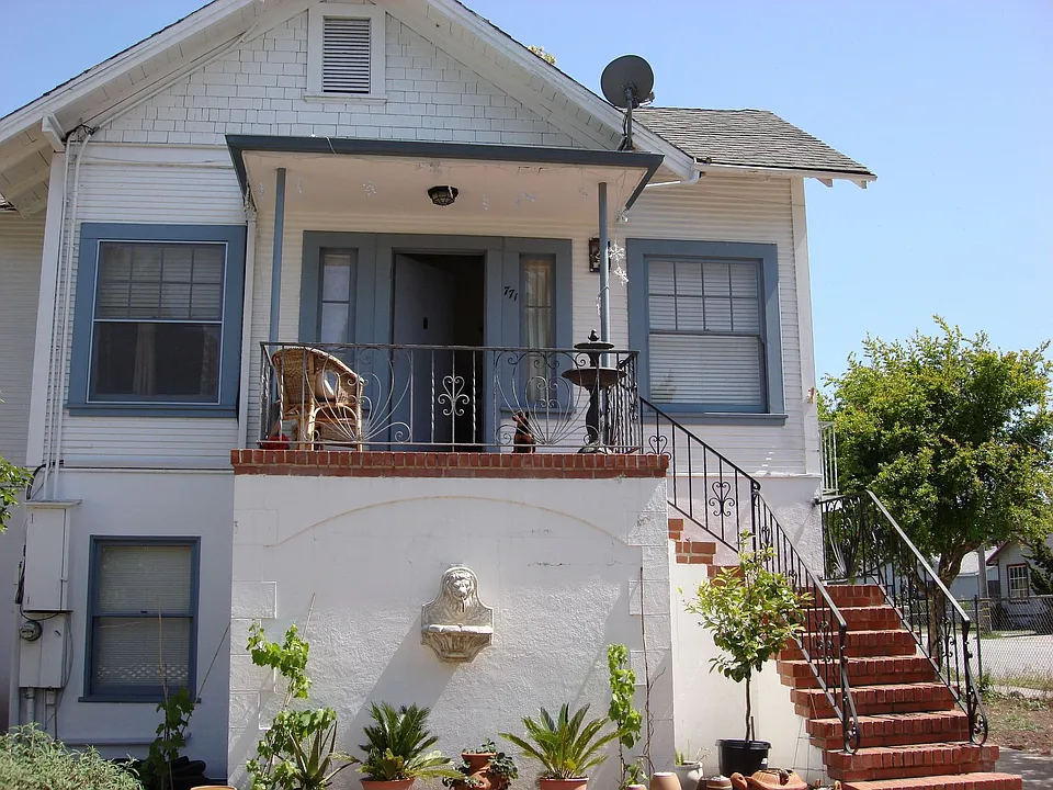 front view of the house