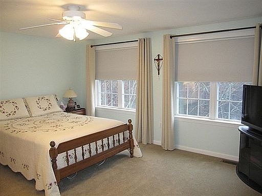 Spacious master bedroom