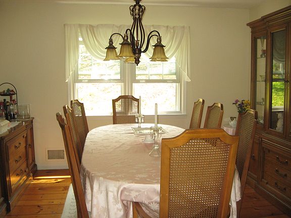 Sunny formal dining room